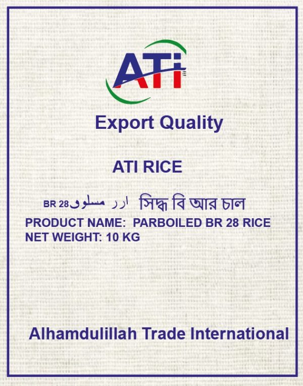 Parboiled BR 28 Rice 10kg