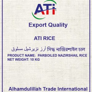 Parboiled Nazirshail rice 10kg